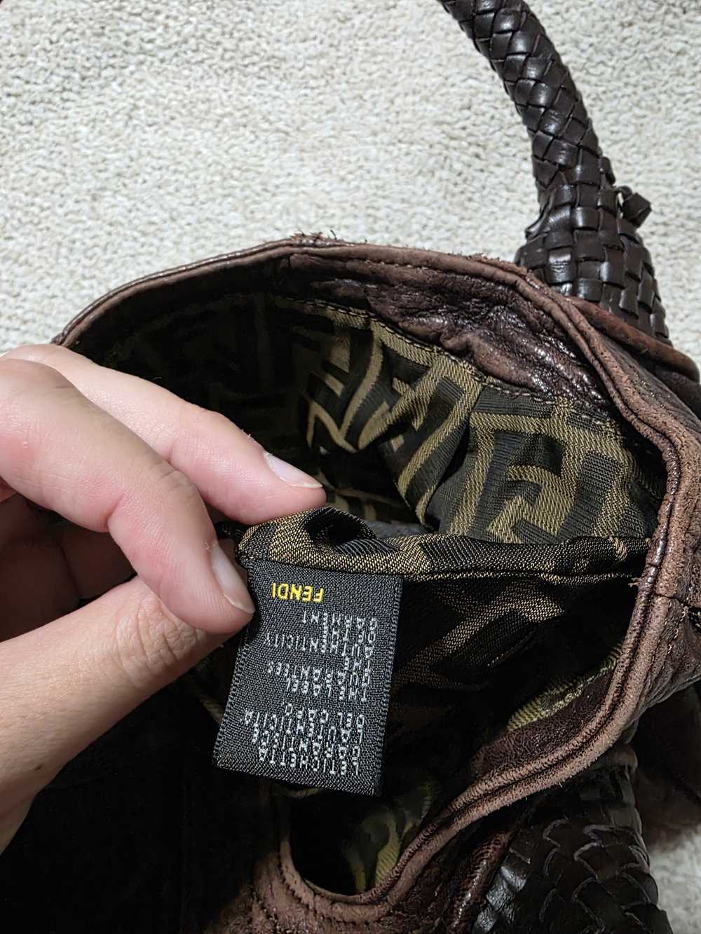 Authentic Rare Y2K Fendi Spy Bag - Picture 13 of 16